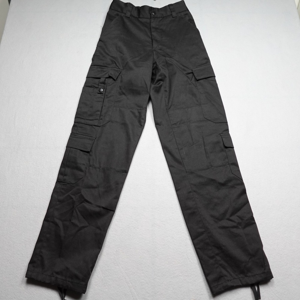 Rothco Pants Mens 24x31 XS Black trouser EMT Cargo Adjustable Waist Tactical